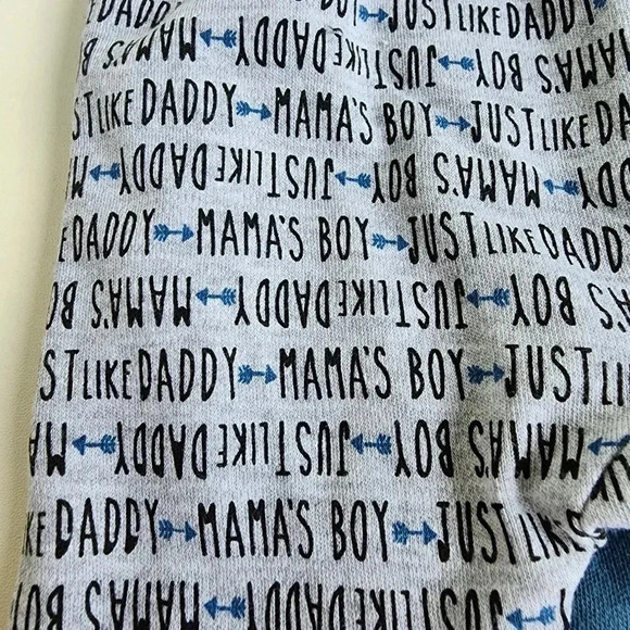 NWT JUST LIKE DADDY Duck Goose Baby Boys 3-Pack Bodysuit Pants Hat Blue 3-6 Mos - Picture 8 of 10